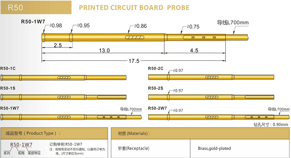 R50測試探針套管選型、R50探針套管規(guī)格型號、探針套管廠家